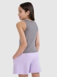 mini: Dziewczęcy top basic 4F 4FJWSS25TSLEF111 - szary (3)
