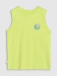 mini: Chłopięcy top z nadrukiem 4F 4FJWSS25TSLEM162 - zielony (6)