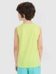 mini: Chłopięcy top z nadrukiem 4F 4FJWSS25TSLEM162 - zielony (4)