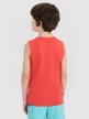 mini: Chłopięcy top z nadrukiem 4F 4FJWSS25TSLEM162 - czerwony (4)