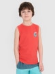 mini: Chłopięcy top z nadrukiem 4F 4FJWSS25TSLEM162 - czerwony (1)