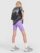 mini: Dziewczęce kolarki treningowe 4F 4FFJWSS25TSTIF014 - fioletowe (4)