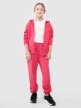 mini: Dziewczęca bluza dresowa z kapturem rozpinana 4F 4FJWSS25TSWSF1853 - różowa (4)