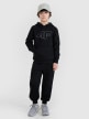 mini: Chłopięca bluza dresowa nierozpinana bez kaptura 4F 4FJWSS25TSWSM1716 - czarna (2)