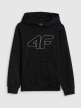 mini: Chłopięca bluza dresowa nierozpinana bez kaptura 4F 4FJWSS25TSWSM1716 - czarna (6)