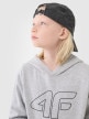 mini: Chłopięca bluza dresowa nierozpinana bez kaptura 4F 4FJWSS25TSWSM1716 - szara (3)