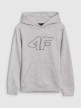 mini: Chłopięca bluza dresowa nierozpinana bez kaptura 4F 4FJWSS25TSWSM1716 - szara (6)