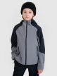 mini: Chłopięca kurtka trekkingowa membrana 5000 4F 4FJWSS25TTJAM681 - szara (9)