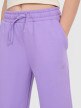 mini: Dziewczęce spodnie dresowe joggery 4F 4FJWSS25TTROF1187 - fioletowe (3)