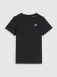 mini: Dziewczęcy t-shirt basic 4F 4FJWSS25TTSHF2177 - czarny (5)