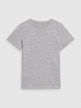 mini: Dziewczęcy t-shirt basic 4F 4FJWSS25TTSHF2177 - szary (5)
