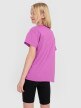 mini: Dziewczęcy t-shirt z nadrukiem 4F 4FJWSS25TTSHF2327 - fioletowy (4)