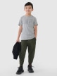 mini: Chłopięcy t-shirt z nadrukiem 4F 4FJWSS25TTSHM2179 - szary (2)
