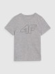 mini: Chłopięcy t-shirt z nadrukiem 4F 4FJWSS25TTSHM2179 - szary (5)
