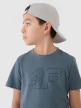 mini: Chłopięcy t-shirt z nadrukiem 4F 4FJWSS25TTSHM2179 - niebieski (4)