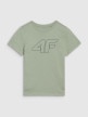 mini: Chłopięcy t-shirt z nadrukiem 4F 4FJWSS25TTSHM2179 - zielony (5)