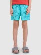 mini: Chłopięce spodenki plażowe 4F 4FJWSS25UBDSM121 - turkusowe (2)