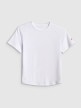 mini: Dziewczęca koszulka treningowa 4F 4FJWSS26TFTSF1963 - biała (7)