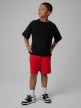 mini: Chłopięce spodenki dresowe 4F 4FJWSS26TSHOM780 - czerwone (1)