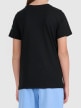 mini: Dziewczęcy t-shirt z nadrukiem 4F 4FJWSS26TTSHF2938 - czarny (2)
