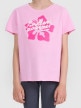  4F JUNIOR Dziewczęcy tshirt z nadrukiem 4F 4FJWSS26TTSHF2938  różowy Rożowy