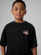 mini: Chłopięcy t-shirt z nadrukiem 4F 4FJWSS26TTSHM3014 - czarny (4)