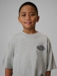 mini: Chłopięcy t-shirt z nadrukiem 4F 4FJWSS26TTSHM3014 - szary (3)