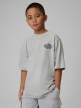  4F JUNIOR Chłopięcy tshirt z nadrukiem 4F 4FJWSS26TTSHM3014  szary Szary
