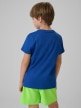 mini: Chłopięcy t-shirt z nadrukiem 4F 4FJWSS26TTSHM3284 - niebieski (4)