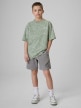 mini: Chłopięcy t-shirt z nadrukiem 4F 4FJWSS26TTSHM3285- miętowy (2)