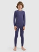  4F JUNIOR Chłopięca bielizna termoaktywna komplet 4F 4FJRAW25USEAM265  granatowa Granatowy