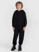 mini: Chłopięca bluza dresowa nierozpinana z kapturem 4F 4FJRMM00TSWSM2482 - czarna (2)