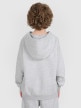 mini: Chłopięca bluza dresowa nierozpinana z kapturem 4F 4FJRMM00TSWSM2482 - szara (6)