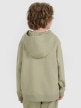 mini: Chłopięca bluza dresowa nierozpinana z kapturem 4F 4FJRAW25TSWSM2490 - zielona (6)