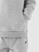 mini: Chłopięca bluza dresowa nierozpinana z kapturem 4F 4FJWMM00TSWSM1860 - szara (4)