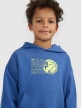 mini: Chłopięca bluza dresowa nierozpinana z kapturem 4F 4FJWSS26TSWSM2321 - nebieska (4)
