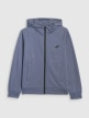 mini: Chłopięca bluza dresowa rozpinana z kapturem 4F 4FJRAW25TSWSM2415 - granatowa (7)