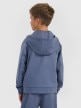mini: Chłopięca bluza dresowa rozpinana z kapturem 4F 4FJRAW25TSWSM2415 - granatowa (6)