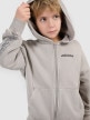 mini: Chłopięca bluza dresowa rozpinana z kapturem 4F 4FJRSS26TSWSM2929 - szara (2)