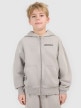 mini: Chłopięca bluza dresowa rozpinana z kapturem 4F 4FJRSS26TSWSM2929 - szara (1)