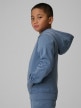 mini: Chłopięca bluza rozpinana z kapturem 4F 4FJRSS26TSWSM2749 - denim (3)