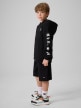 mini: Chłopięca bluza rozpinana z kapturem 4F 4FJRSS26TSWSM3052 - czarna (3)