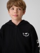 mini: Chłopięca bluza rozpinana z kapturem 4F 4FJRSS26TSWSM3052 - czarna (4)