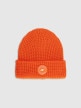  4F JUNIOR Chłopięca czapka 4F 4FJWAW25ACAPM658  pomarańczowa Pomarańczowy