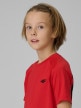 mini: Chłopięca koszulka treningowa 4F 4FJWSS26TFTSM1971 - czerwona (4)