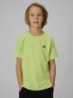 mini: Chłopięca koszulka treningowa 4F 4FJWSS26TFTSM1971 - zielona (1)