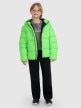 mini: Chłopięca kurtka puchowa pikowana 4F 4FJRAW25TDJAM0809 - zielona (2)