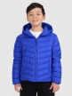  4F JUNIOR Chłopięca kurtka puchowa pikowana 4F 4FJRAW25TDJAM0819  niebieska Niebieski