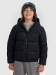 mini: Chłopięca kurtka puchowa pikowana 4F 4FJRAW25TDJAM0820 - czarna (1)