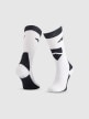 mini: Chłopięce skarpetki narciarskie 4F 4FJWAW25UFSOM224 - białe (1)